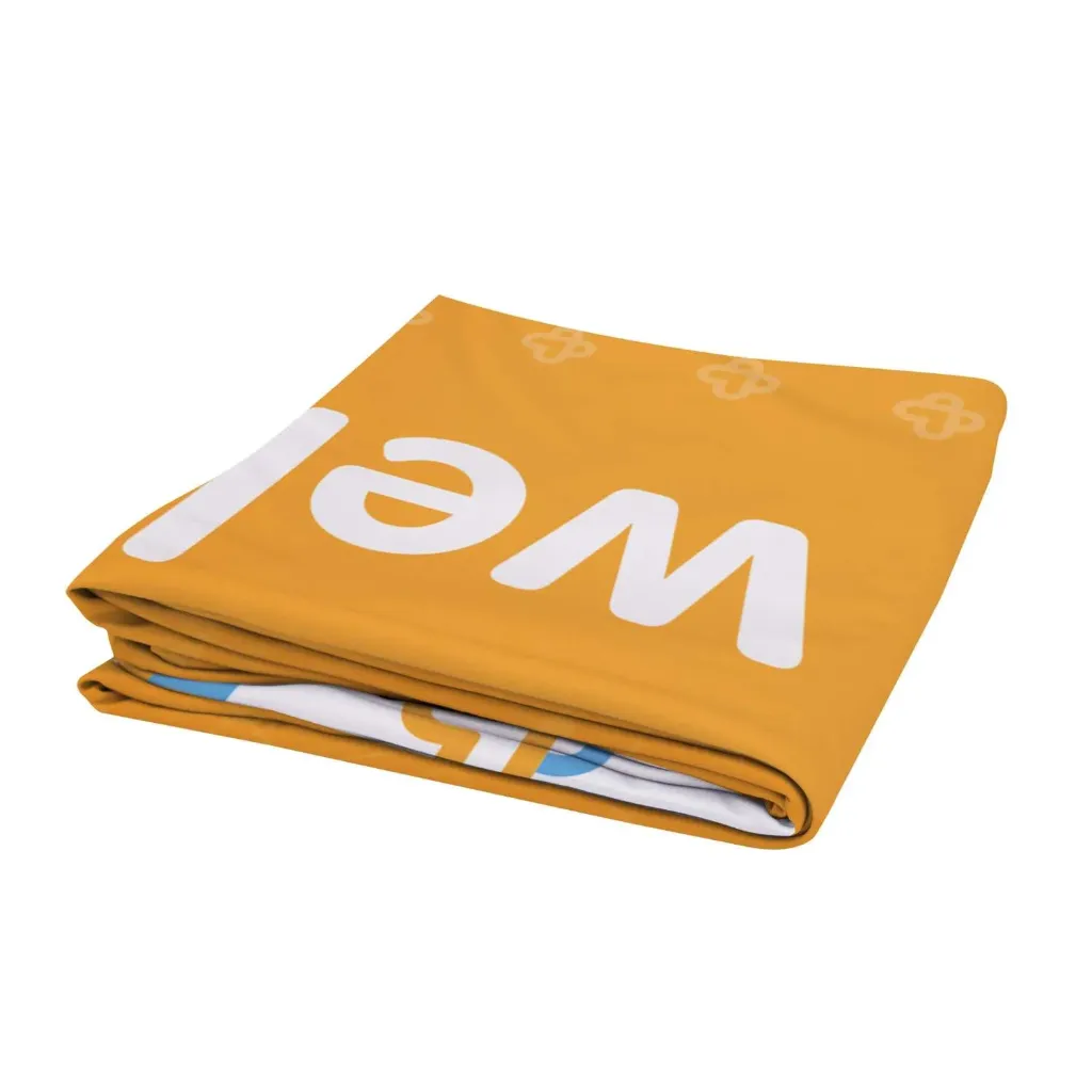 [256217] 3'W x 90"H EuroFit™ Straight Wall Graphic Cover (Recycled Polyester Knit)