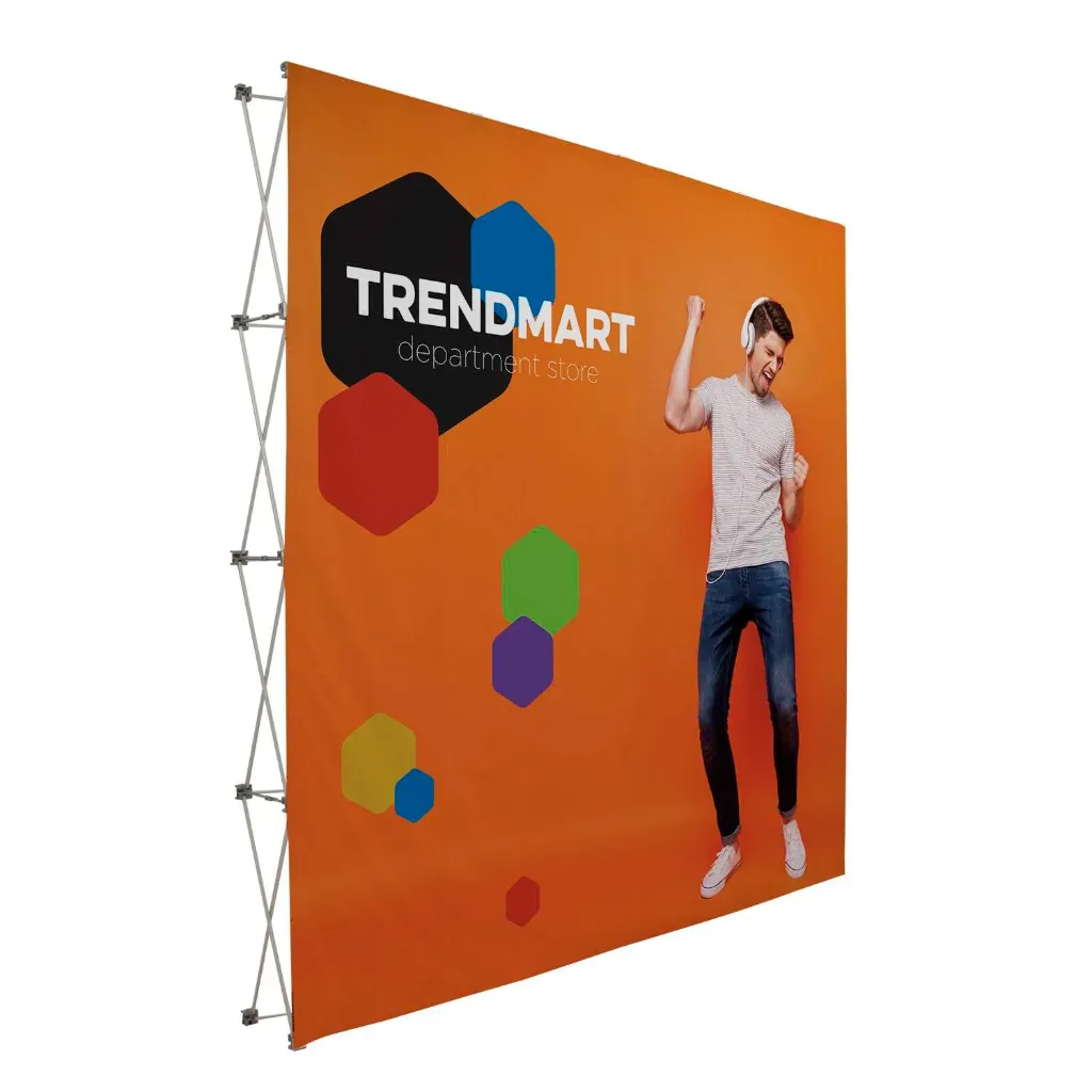 [341030] 10' Tall Splash Floor Display Face Kit (Recycled Polyester Knit)