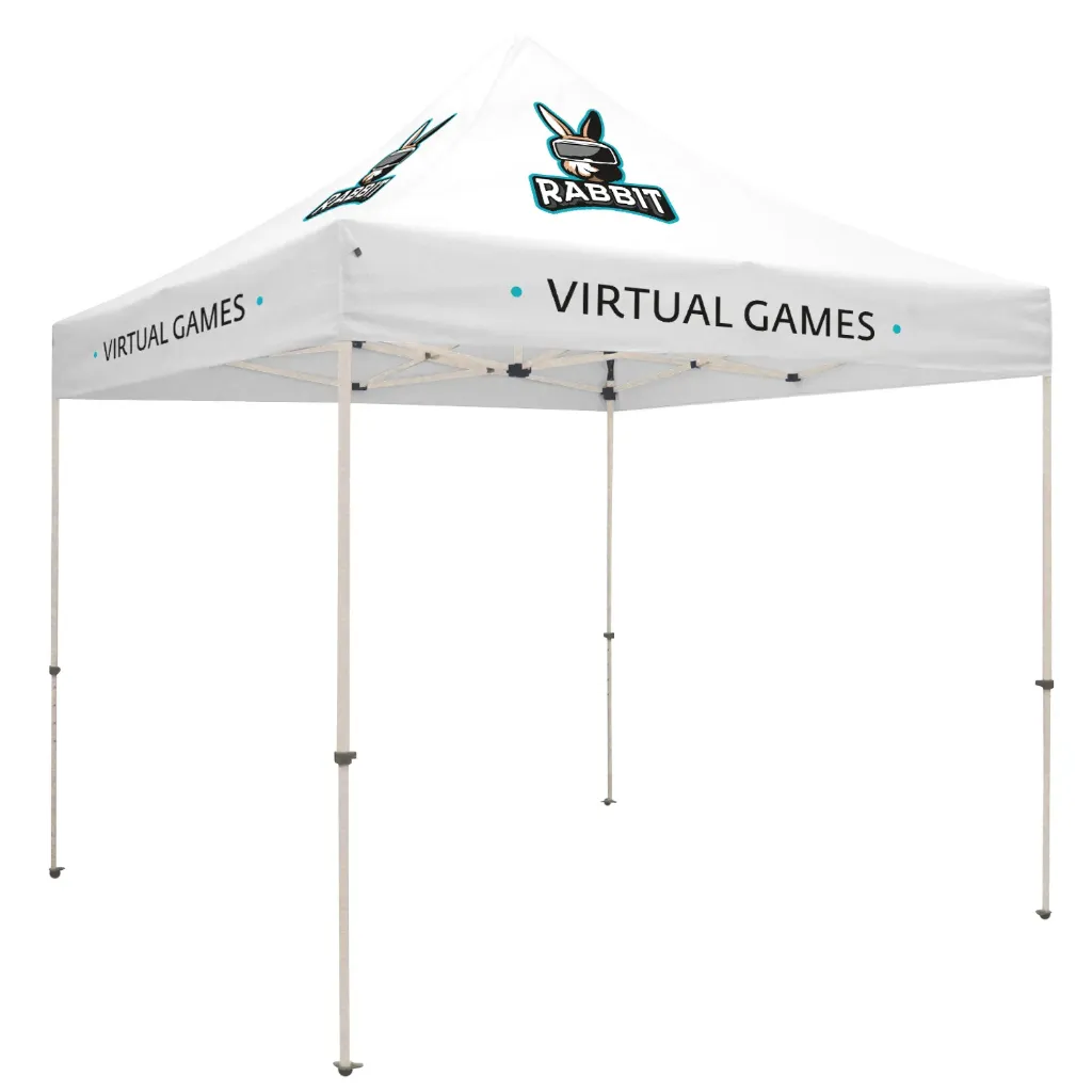 10' Standard Tent Kit (Full-Color Imprint, 4 Locations)