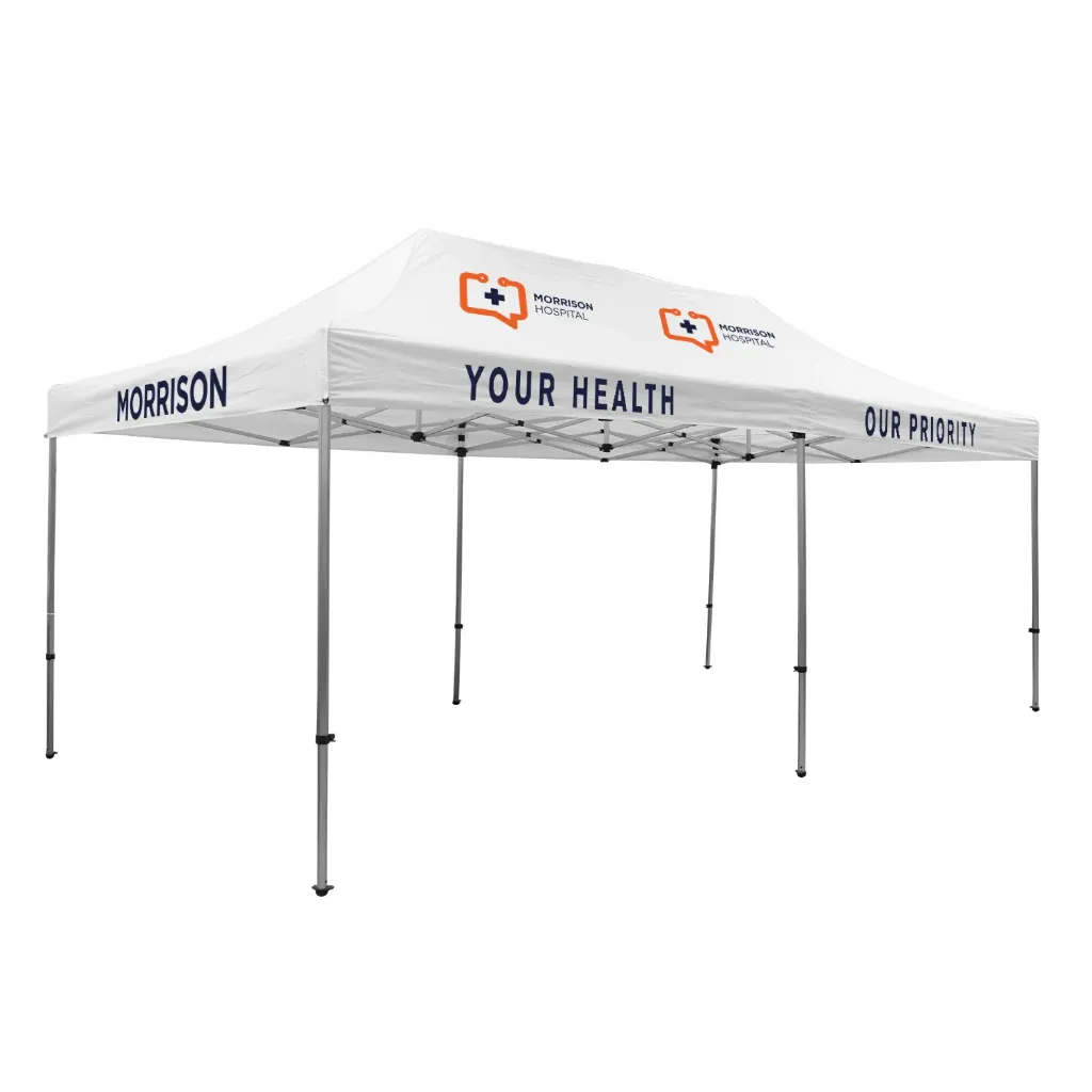 20' Premium Tent Kit (Imprinted, 8 Locations)