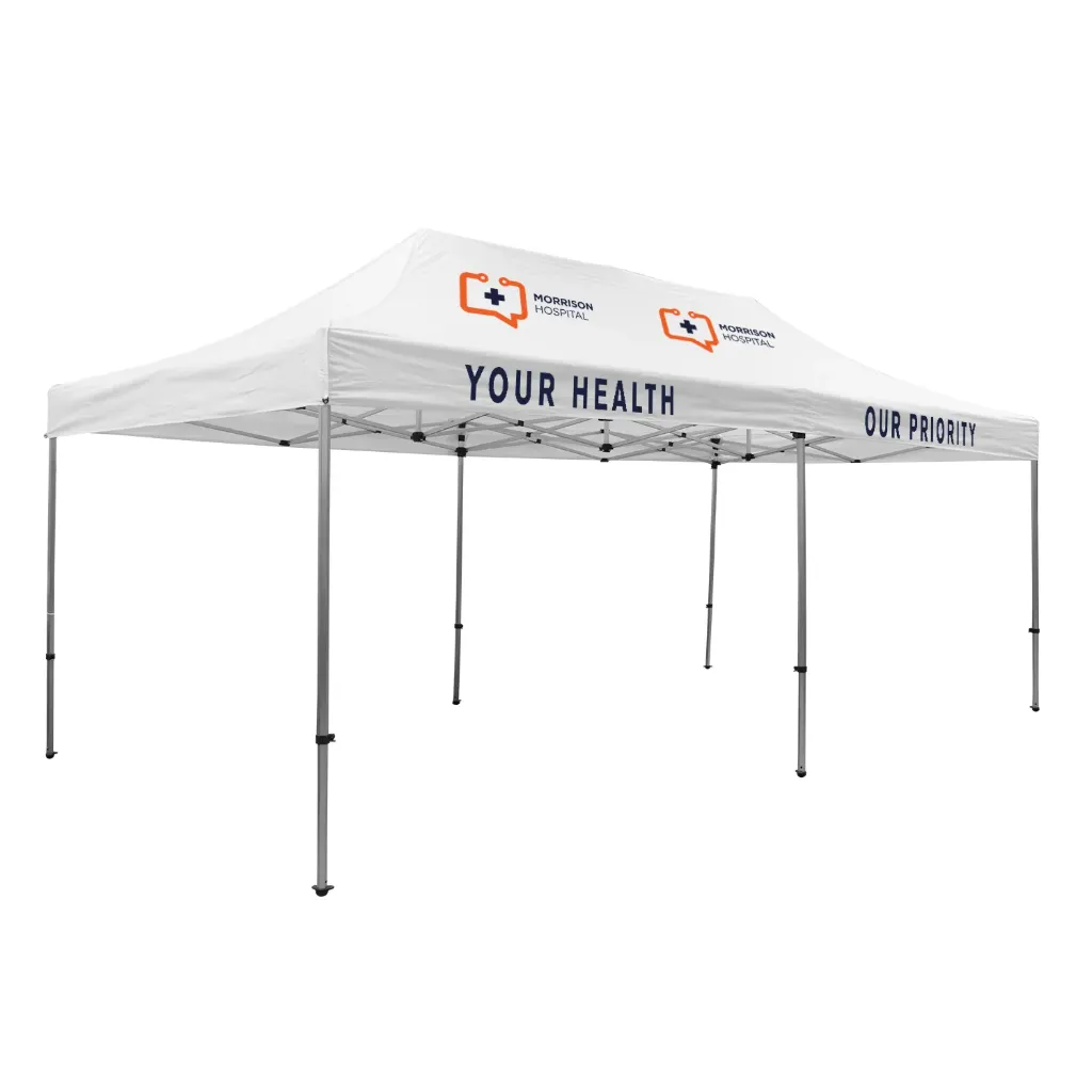 20' Premium Tent Kit (Imprinted, 4 Locations)