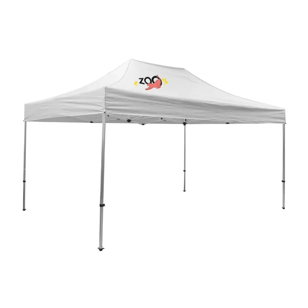 [240551] 15' Premium Tent Kit (Imprinted, 1 Location) (Blanco)