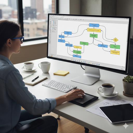 Entrenamiento de diagramas de flujo: Usando la IA, Flocharts y Draw.io